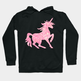 Pink Glitter Unicorn Hoodie
